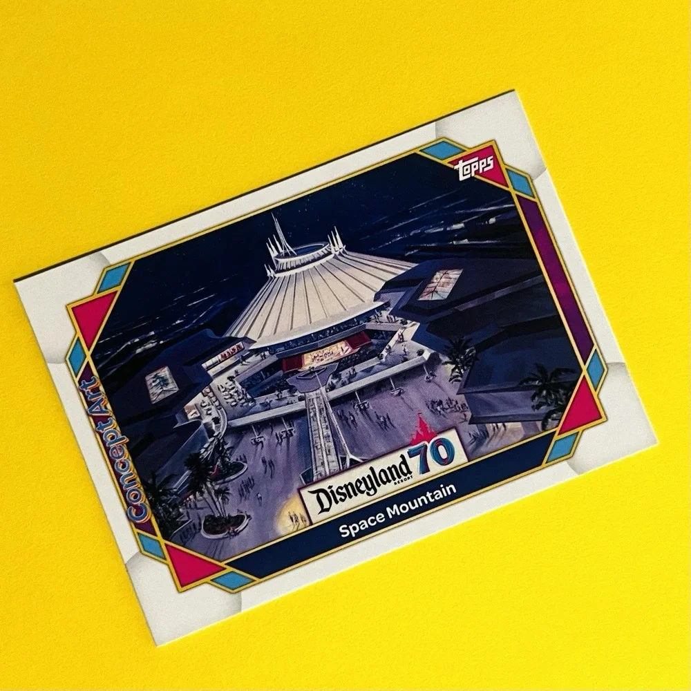 2025 Topps Disneyland 70th Anniversary Space Mountain Concept‎ Art #149 Disney
